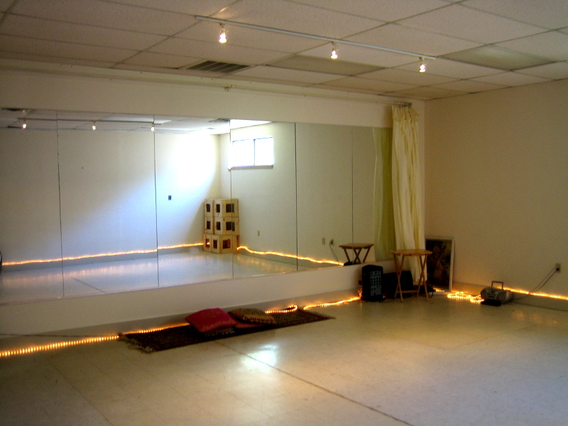 the dance studio at Colourfield, looking southeast